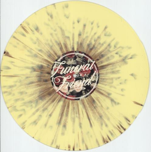 Funeral For A Friend Chapter And Verse - Yellow With Brown Splatter Vinyl vinyl LP album (LP record) UK FAFLPCH873479