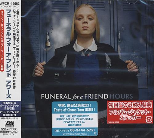 Funeral For A Friend Hours CD album (CDLP) Japanese FAFCDHO323071