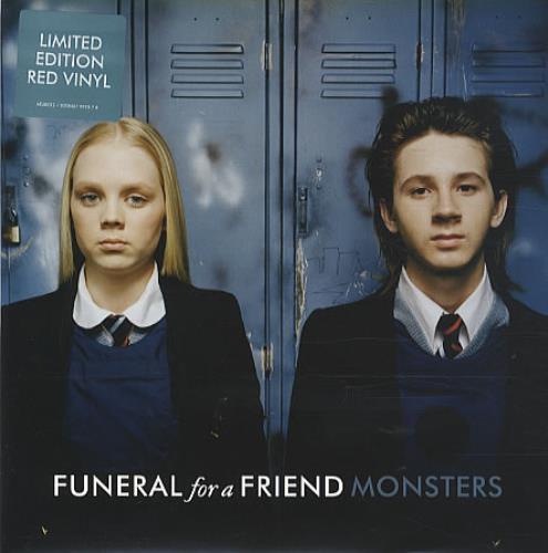 Funeral For A Friend Monster - Red Vinyl 7" vinyl single (7 inch record / 45) UK FAF07MO333792