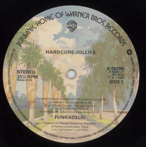 Funkadelic Hardcore Jollies vinyl LP album (LP record) UK FNKLPHA441266