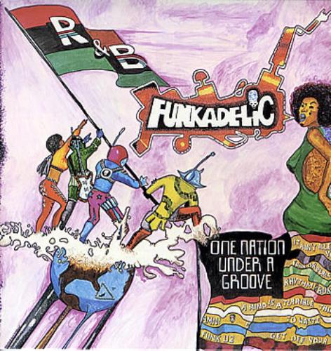 Funkadelic One Nation Under A Groove vinyl LP album (LP record) Italian FNKLPON301840
