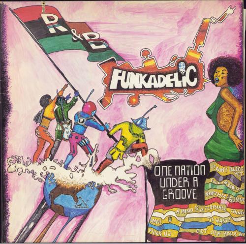 Funkadelic One Nation Under A Groove vinyl LP album (LP record) US FNKLPON494942