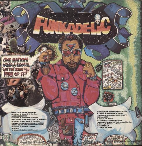 Funkadelic One Nation Under A Groove vinyl LP album (LP record) US FNKLPON494942