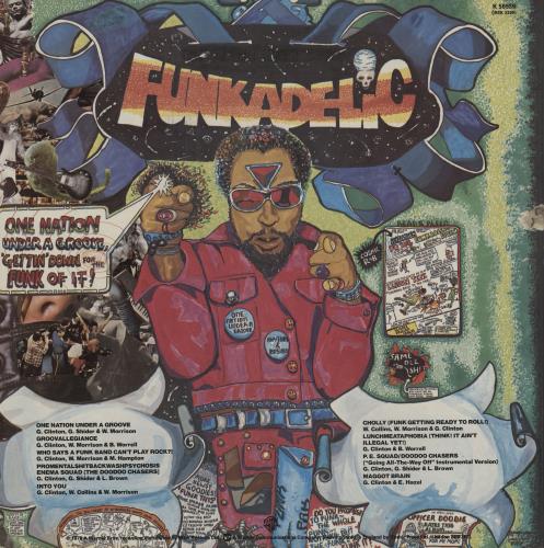Funkadelic One Nation Under A Groove vinyl LP album (LP record) UK FNKLPON753305