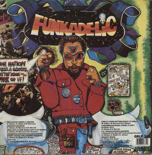 Funkadelic One Nation Under A Groove 2-LP vinyl record set (Double LP Album) UK FNK2LON891648