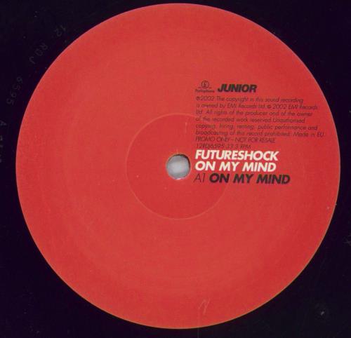 Futureshock On My Mind 12" vinyl single (12 inch record / Maxi-single) UK FUK12ON826946