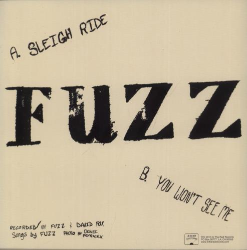 Fuzz Sleigh Ride 7" vinyl single (7 inch record / 45) US Q0007SL890987