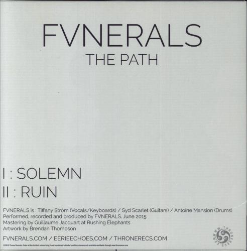 Fvnerals The Path - White vinyl 7" vinyl single (7 inch record / 45) Spanish 65O07TH837032