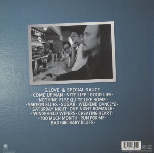G. Love & Special Sauce Sugar - Blue Vinyl vinyl LP album (LP record) US 2DFLPSU874308