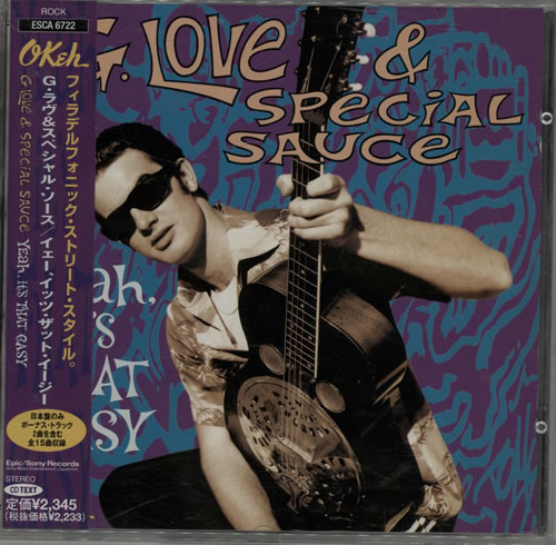 G Love & Special Sauce Yeah, It's That Easy CD album (CDLP) Japanese GHQCDYE574876