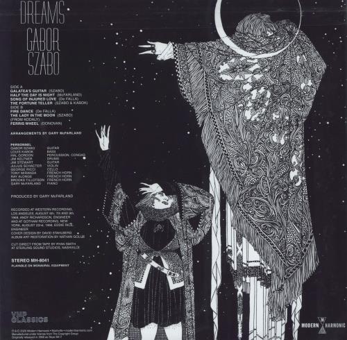 Gabor Szabo Dreams - 180gm vinyl LP album (LP record) US GFWLPDR819965