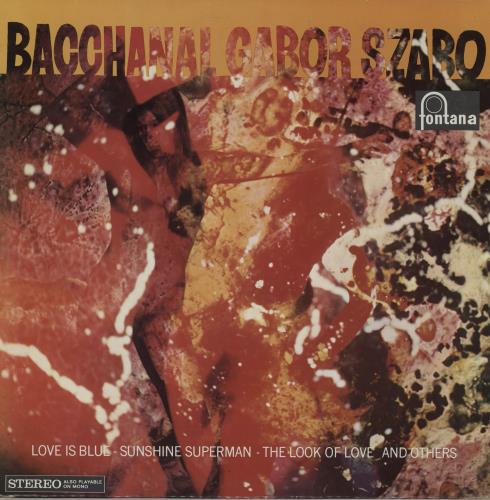 Gabor Szabo Bacchanal vinyl LP album (LP record) UK GFWLPBA759997