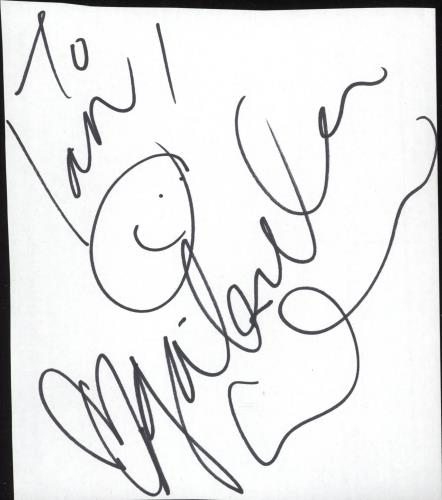 Gabriella Cilmi Autograph memorabilia UK LL5MMAU721424