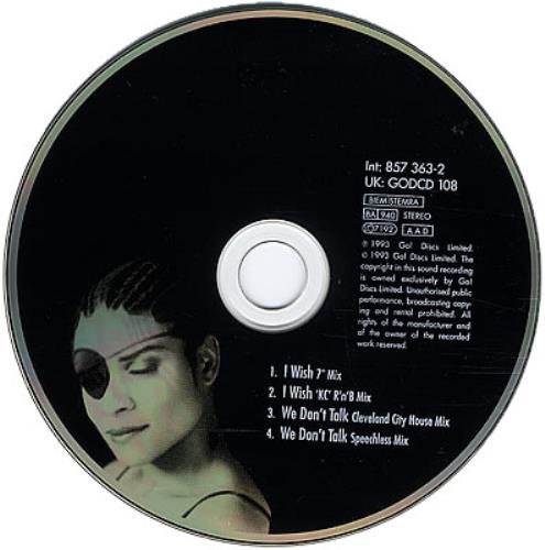 Gabrielle I Wish CD single (CD5 / 5") UK GBRC5IW170521