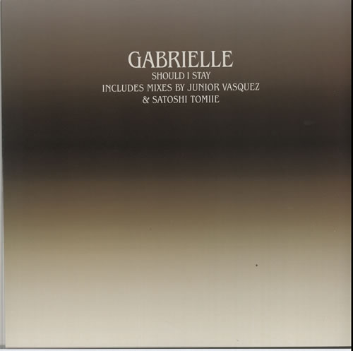 Gabrielle Should I Stay 12" vinyl single (12 inch record / Maxi-single) UK GBR12SH166110