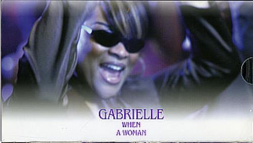 Gabrielle When A Woman video (VHS or PAL or NTSC) UK GBRVIWH168325