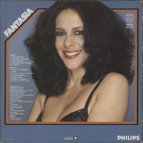 Gal Costa Fantasia vinyl LP album (LP record) Dutch GJLLPFA699660