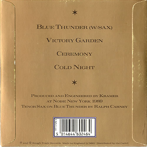 Galaxie 500 Blue Thunder CD single (CD5 / 5") UK GALC5BL109315