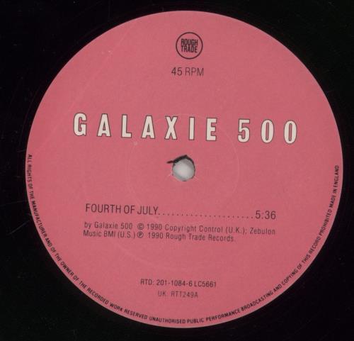 Galaxie 500 Fourth Of July 12" vinyl single (12 inch record / Maxi-single) UK GAL12FO106102