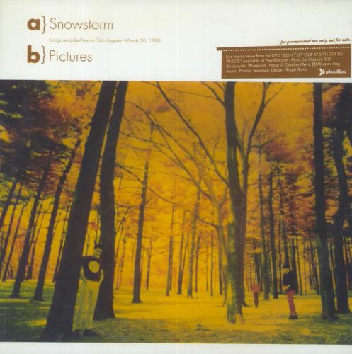 Galaxie 500 Snowstorm / Pictures - Yellow Vinyl 7" vinyl single (7 inch record / 45) US GAL07SN546378