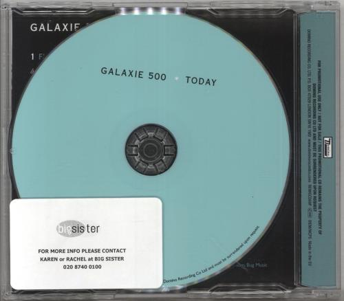 Galaxie 500 Today: Remastered CD album (CDLP) UK GALCDTO860631