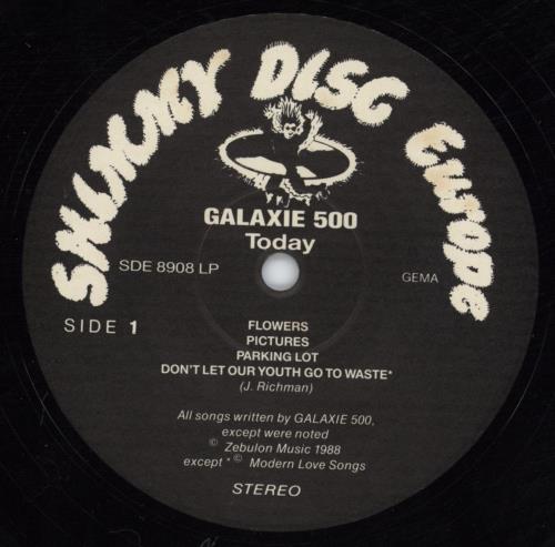 Galaxie 500 Today vinyl LP album (LP record) German GALLPTO518826