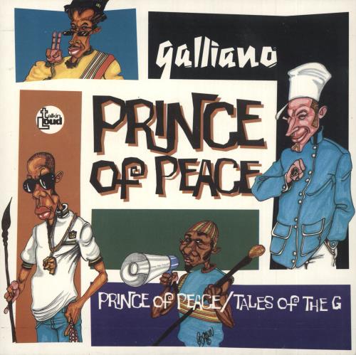 Galliano Prince Of Peace 7" vinyl single (7 inch record / 45) UK GLL07PR744087