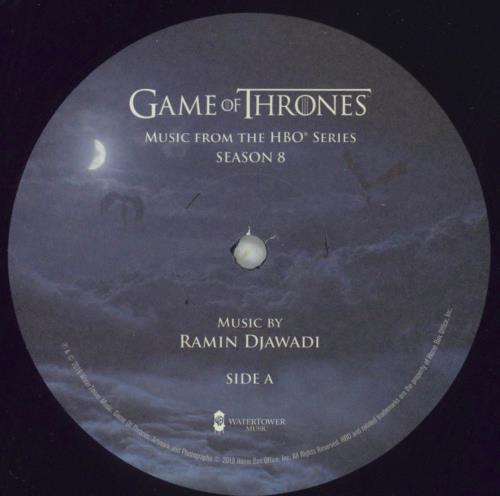 Game Of Thrones Game Of Thrones  [Season 8] 3-LP vinyl record set (Triple LP Album) UK QJU3LGA856859