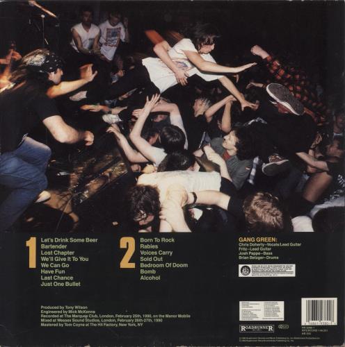 Gang Green Can't Live Without It vinyl LP album (LP record) UK GKYLPCA863144