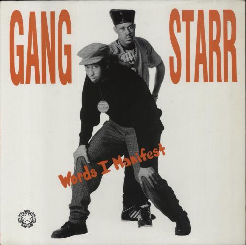 Gang Starr Words I Manifest 12" vinyl single (12 inch record / Maxi-single) US G-S12WO855108