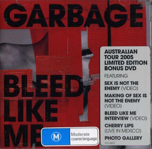 Garbage Bleed Like Me 2-disc CD/DVD set Australian GBG2DBL333924