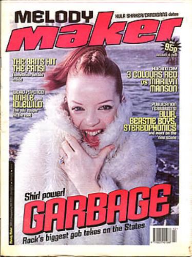 Garbage Melody Maker magazine UK GBGMAME296262