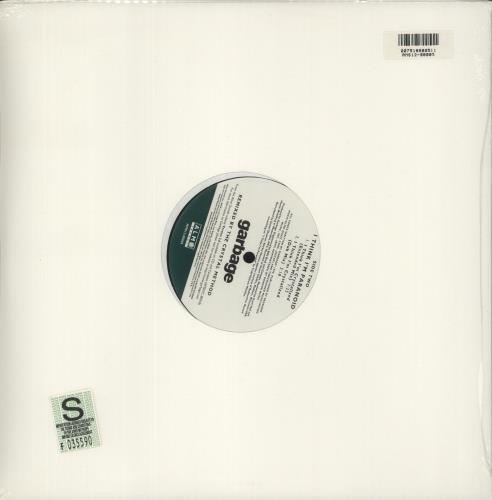 Garbage Push It / I Think I'm Paranoid - Sealed 12" vinyl single (12 inch record / Maxi-single) US GBG12PU380346