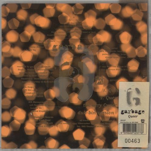 Garbage Queer + Plastic Case 7" vinyl single (7 inch record / 45) UK GBG07QU62664
