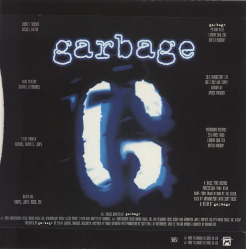 Garbage Stupid Girl - Red Fabric Sleeve 7" vinyl single (7 inch record / 45) UK GBG07ST243905