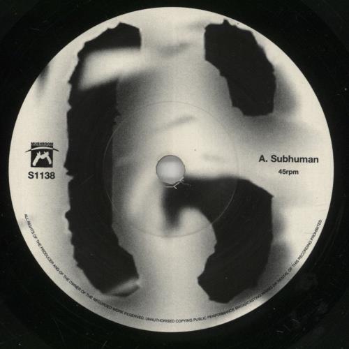 Garbage Subhuman - Card Sleeve 7" vinyl single (7 inch record / 45) UK GBG07SU97295