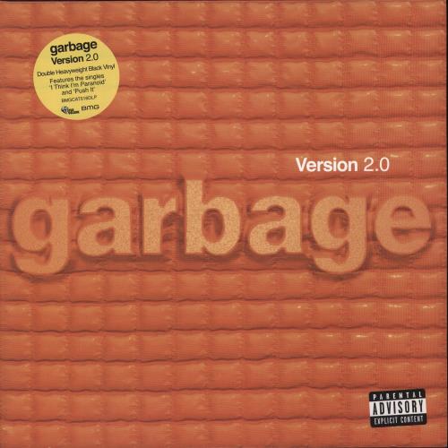 Garbage Version 2.0 - 180 Gram Vinyl 2-LP vinyl record set (Double LP Album) UK GBG2LVE806521
