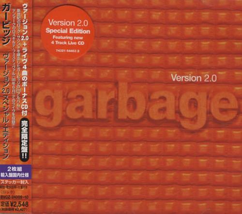 Garbage Version 2.0 2 CD album set (Double CD) Japanese GBG2CVE426903