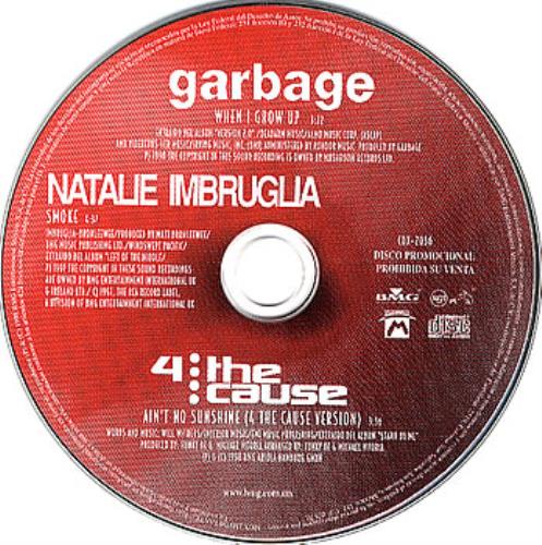 Garbage When I Grow Up CD single (CD5 / 5") Mexican GBGC5WH163259