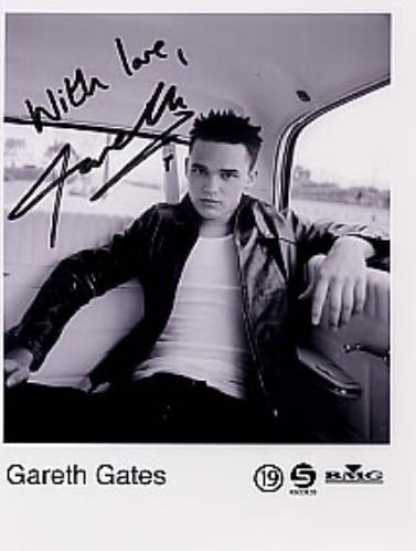 Gareth Gates Publicity Photograph photograph UK GAGPHPU262900