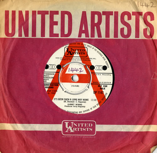 Garnet Mimms It's Been Such A Long Way Home 7" vinyl single (7 inch record / 45) UK 6GM07IT562899