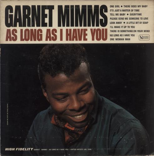 Garnet Mimms Warm And Soulful - 1st vinyl LP album (LP record) US 6GMLPWA891843