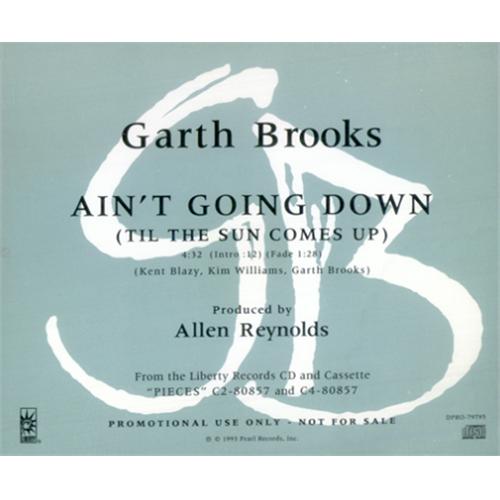 Garth Brooks Ain't Going Down CD single (CD5 / 5") US GARC5AI121684