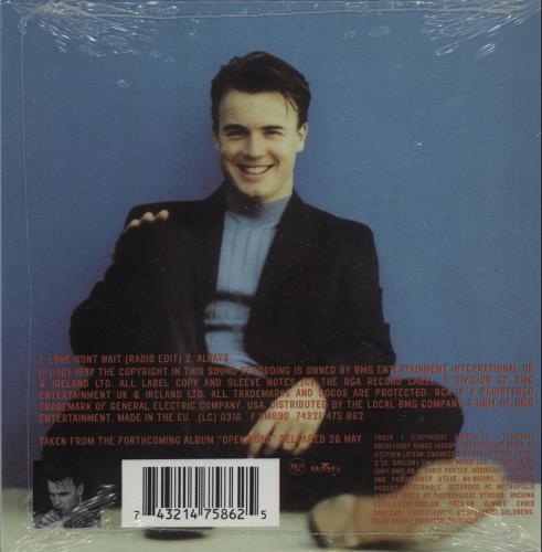 Gary Barlow Love Won't Wait CD single (CD5 / 5") French GBLC5LO94308