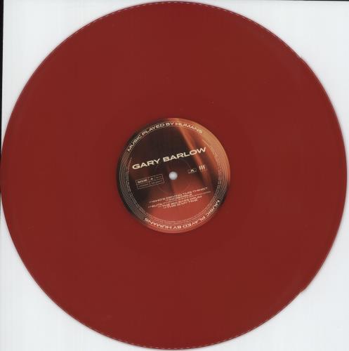 Gary Barlow Music Played By Humans - Red Vinyl 2-LP vinyl record set (Double LP Album) UK GBL2LMU871239