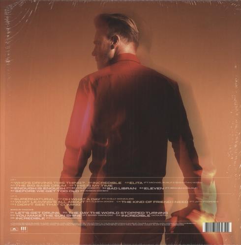 Gary Barlow Music Played By Humans - Red Vinyl 2-LP vinyl record set (Double LP Album) UK GBL2LMU871239