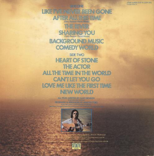 Gary Benson New World vinyl LP album (LP record) UK 8GBLPNE689512