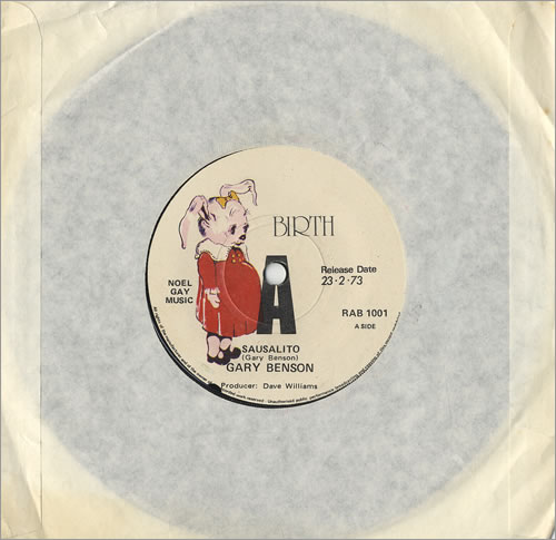 Gary Benson Sausalito 7" vinyl single (7 inch record / 45) UK 8GB07SA474664