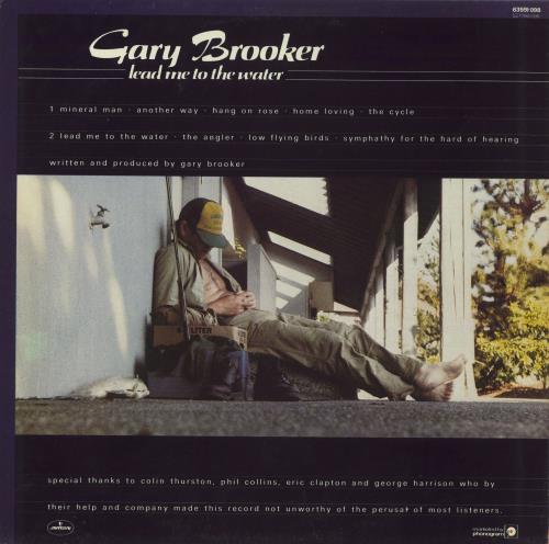 Gary Brooker Lead Me To The Water vinyl LP album (LP record) UK GYBLPLE284597