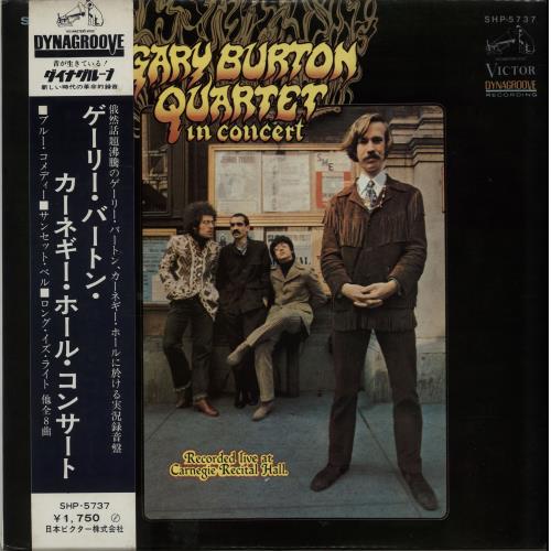 Gary Burton Gary Burton Quartet In Concert vinyl LP album (LP record) Japanese GB5LPGA644251